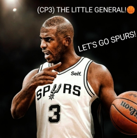 CHRIS PAUL LET'S GO SPURS! GENERAL 8.5x11 SELF-CREATED WALL/LOCKER GLOSSY POSTER - Picture 3 of 4